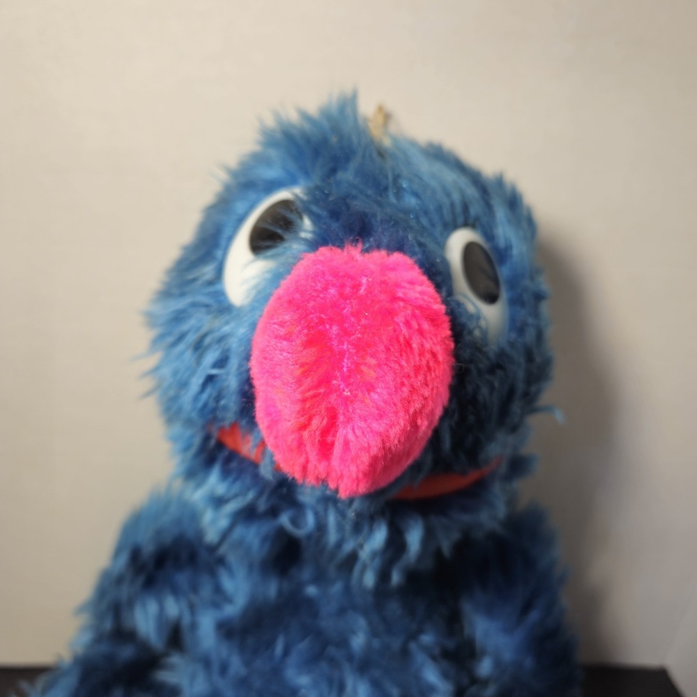 Sesame Street Muppets Grover Vintage‎ Stuffed Animal Toy Monster Hasbro Plush - Picture 4 of 13